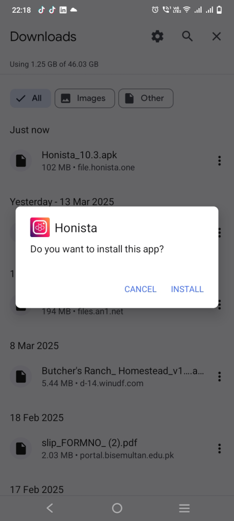 Locate the Downloaded File