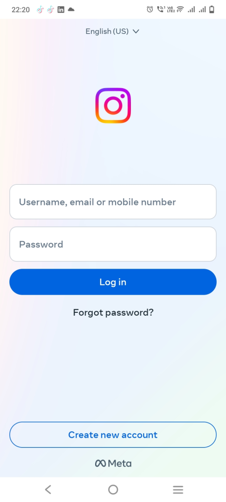 Login into Your Account